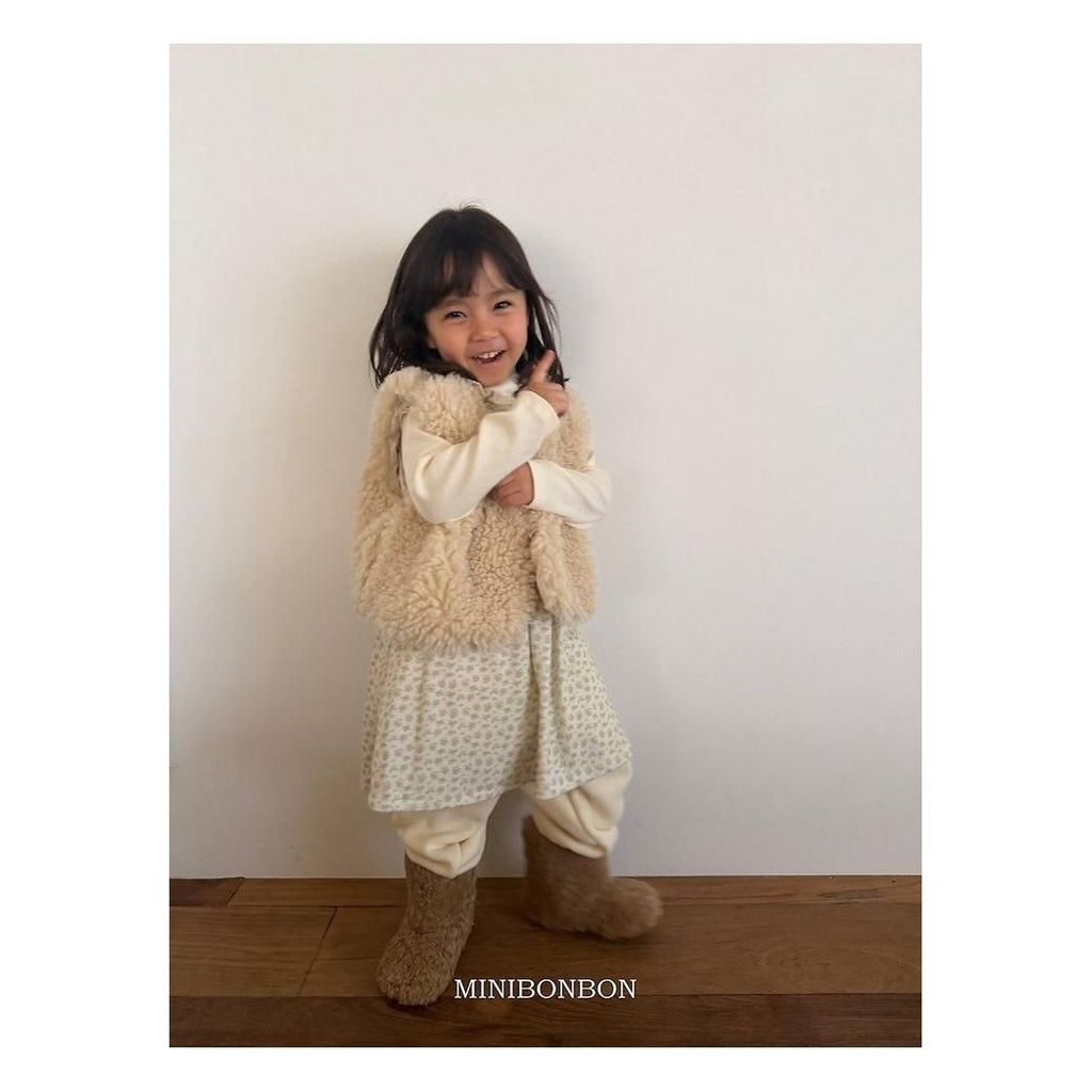mini bonbon カスミソウワンピース
