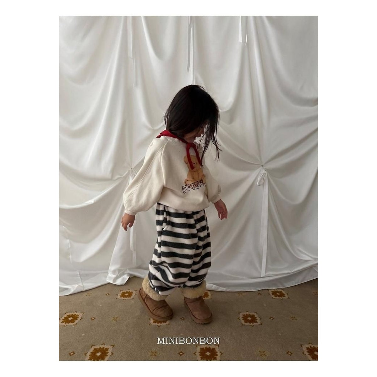 mini bonbon メランダンガラジョガーパンツ