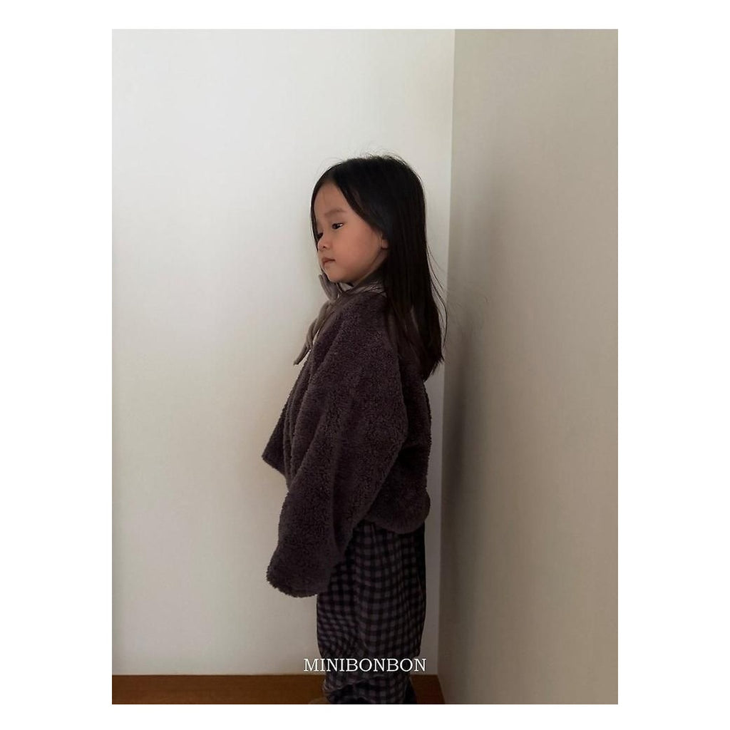 mini bonbon チェック柄ダンブルパンツ