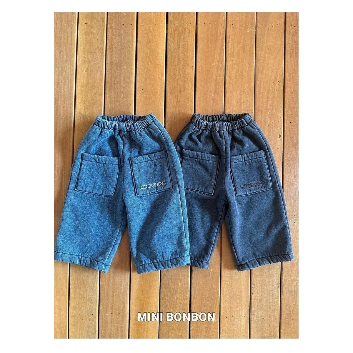 mini bonbon 冬用デニムパンツ