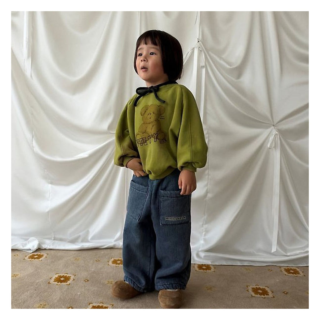mini bonbon 冬用デニムパンツ