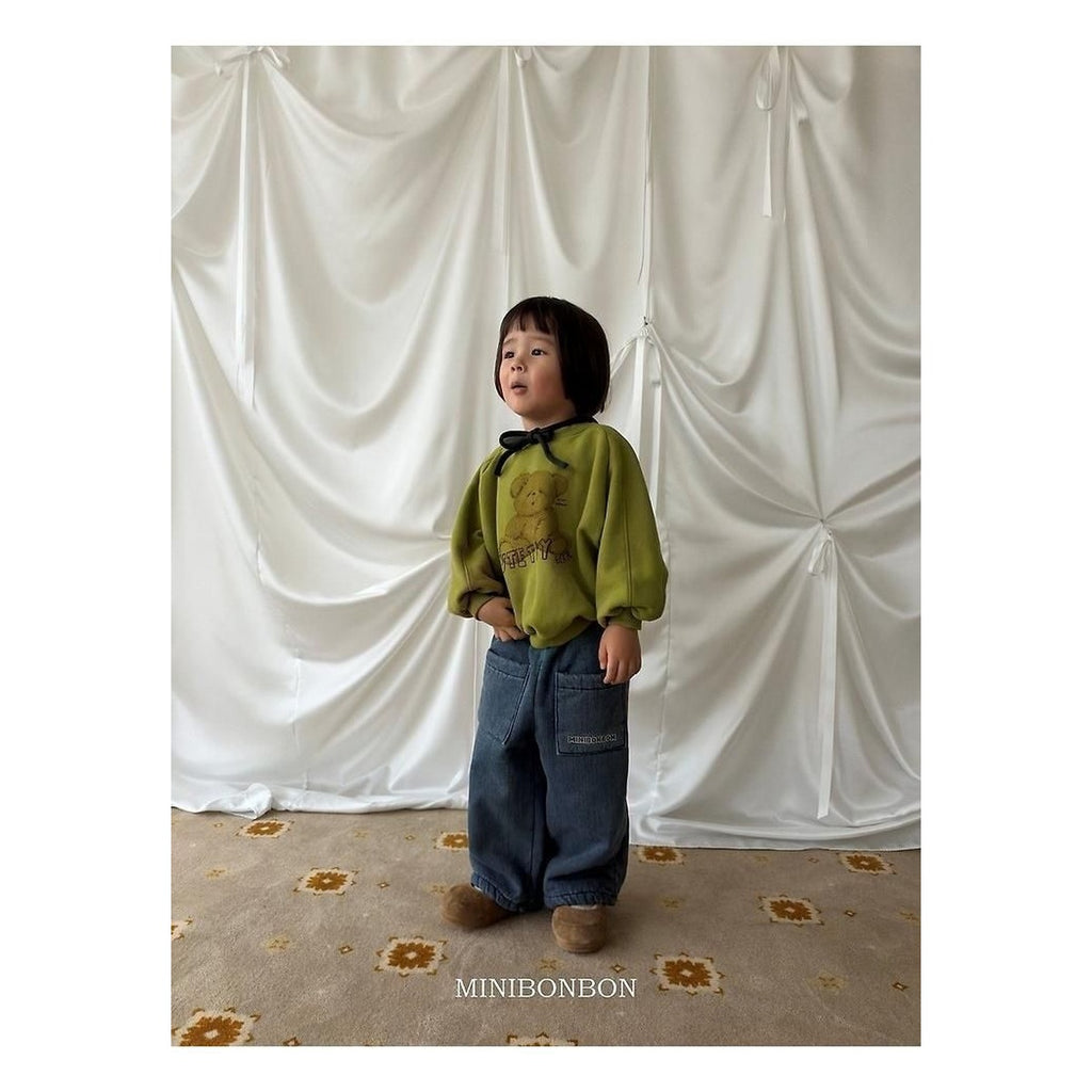 mini bonbon 冬用デニムパンツ