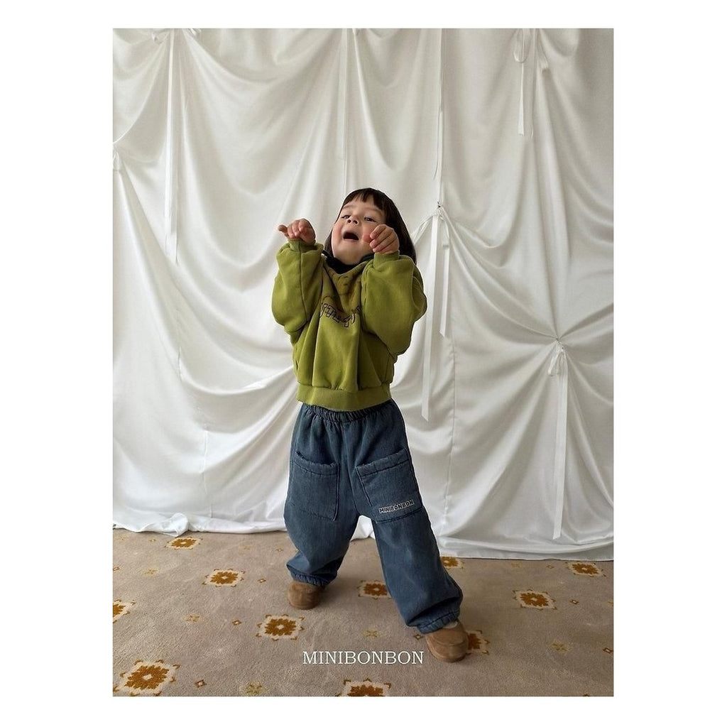 mini bonbon 冬用デニムパンツ