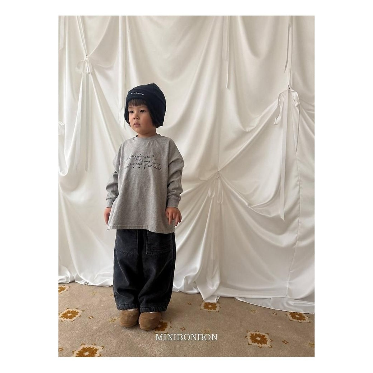 mini bonbon 冬用デニムパンツ