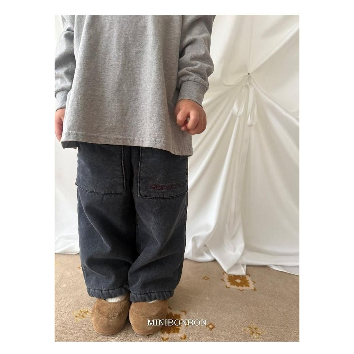 mini bonbon 冬用デニムパンツ