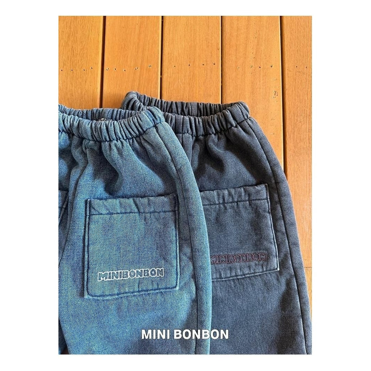 mini bonbon 冬用デニムパンツ