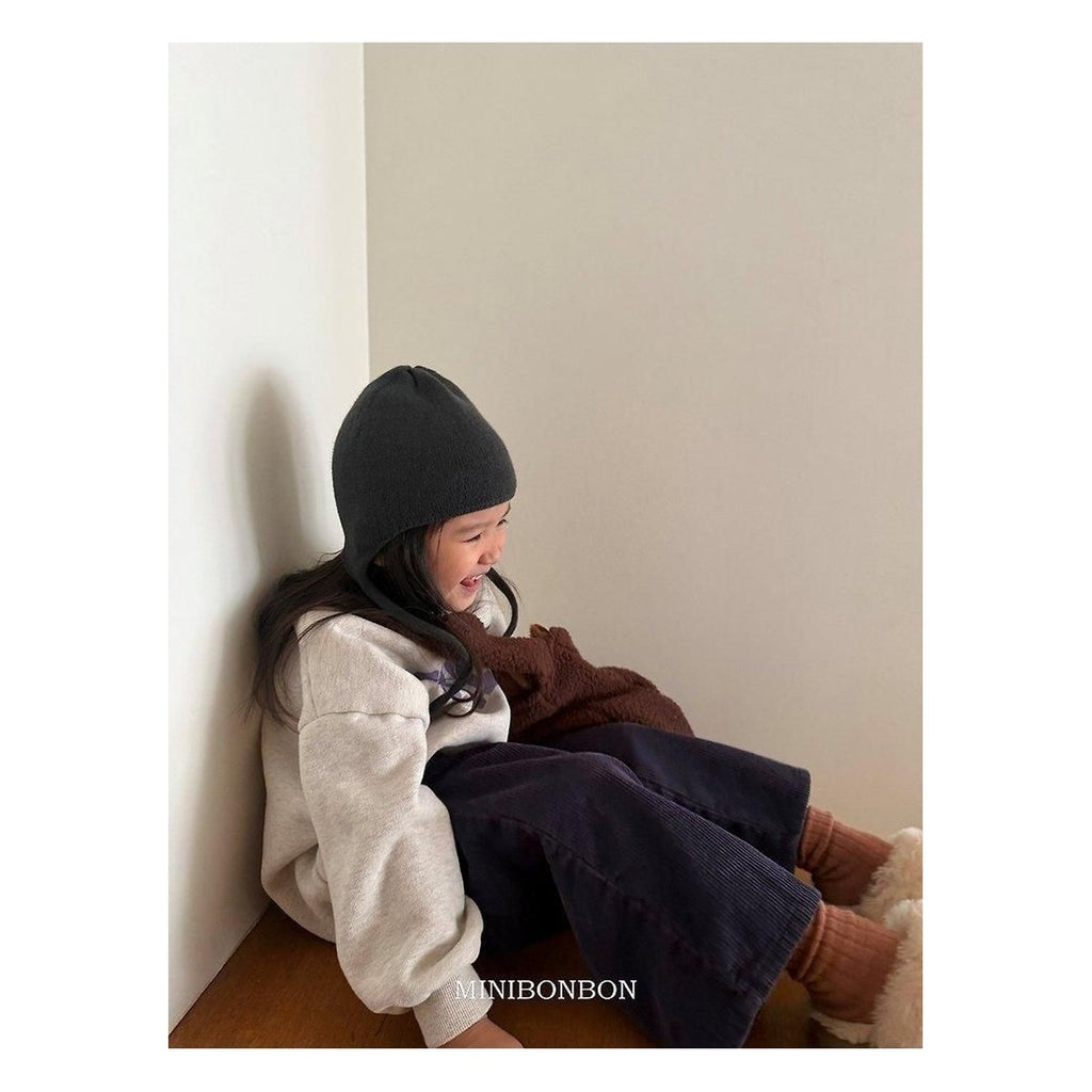 mini bonbon コーデュロイ風カーペンターパンツ