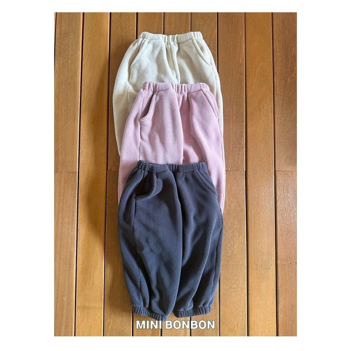 mini bonbon スノーマンジョガーパンツ
