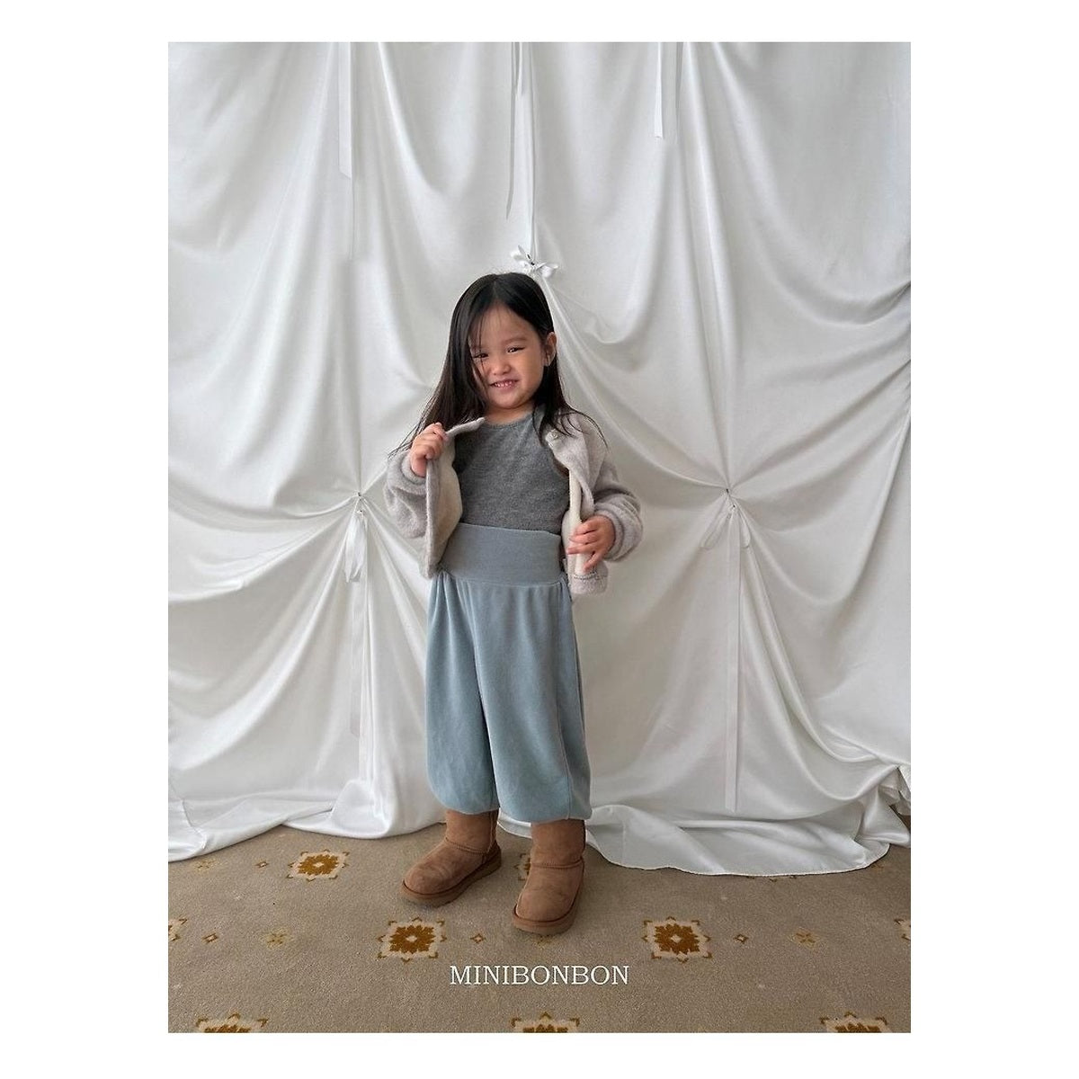 mini bonbon ハーレムパンツ