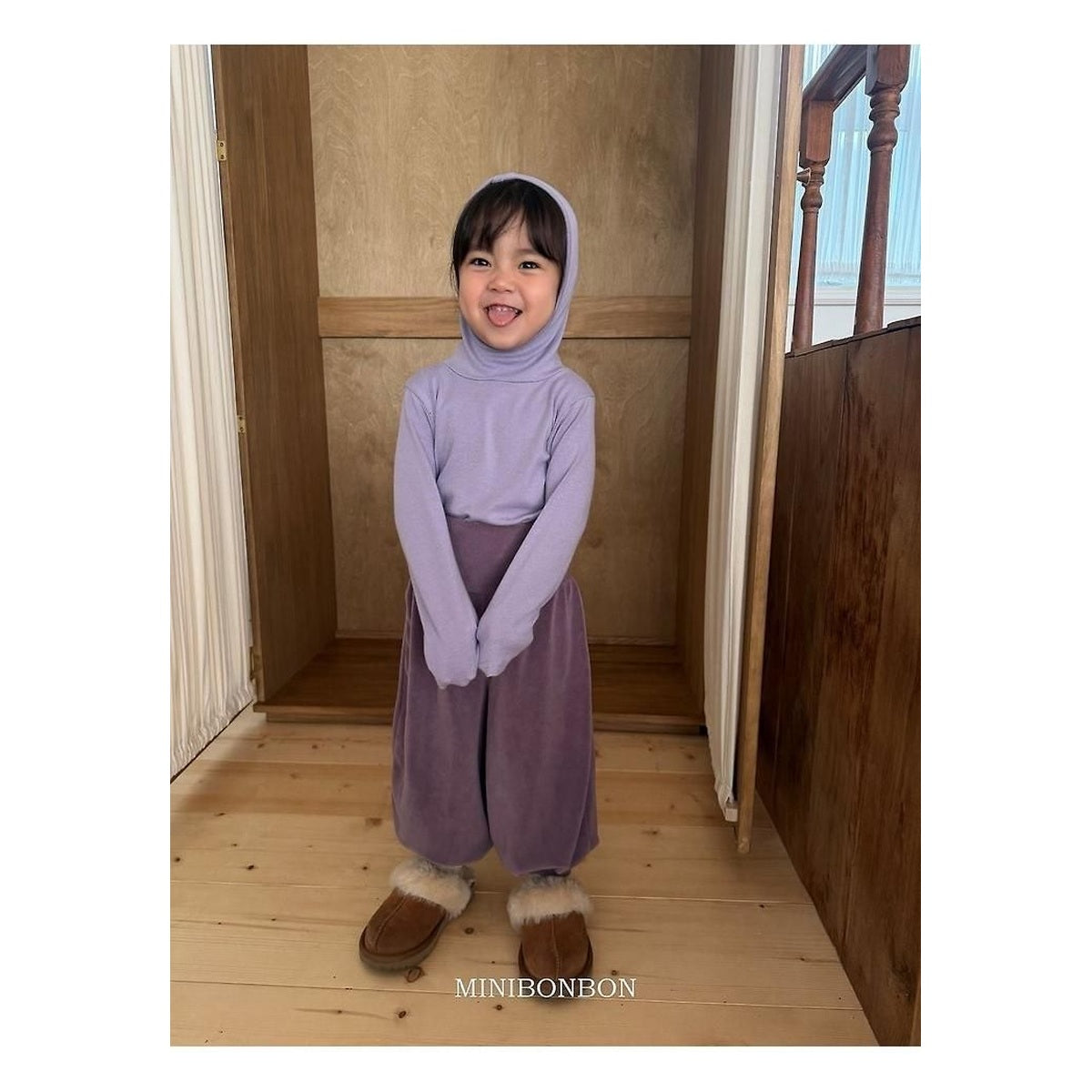 mini bonbon ハーレムパンツ