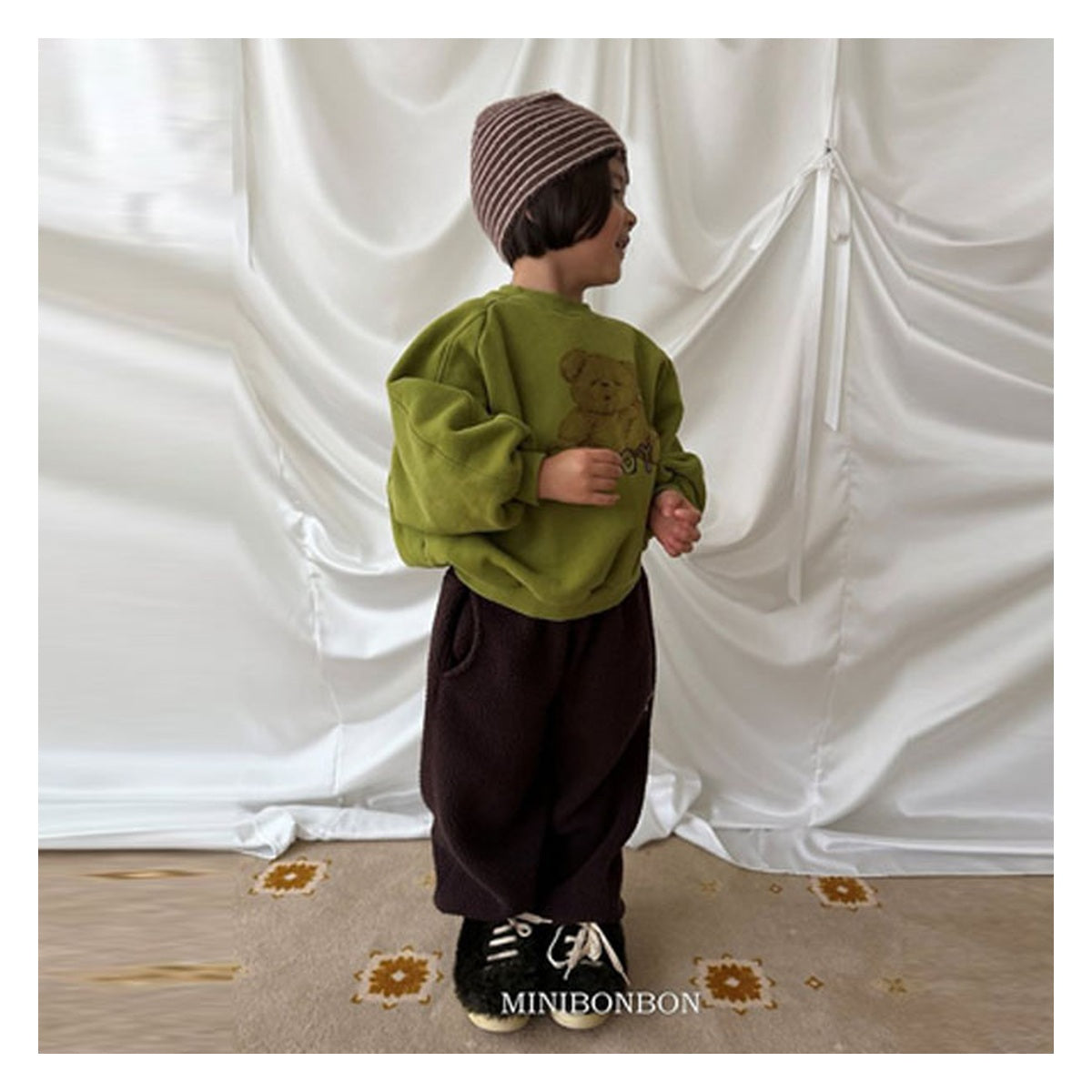 mini bonbon シアリングパンツ