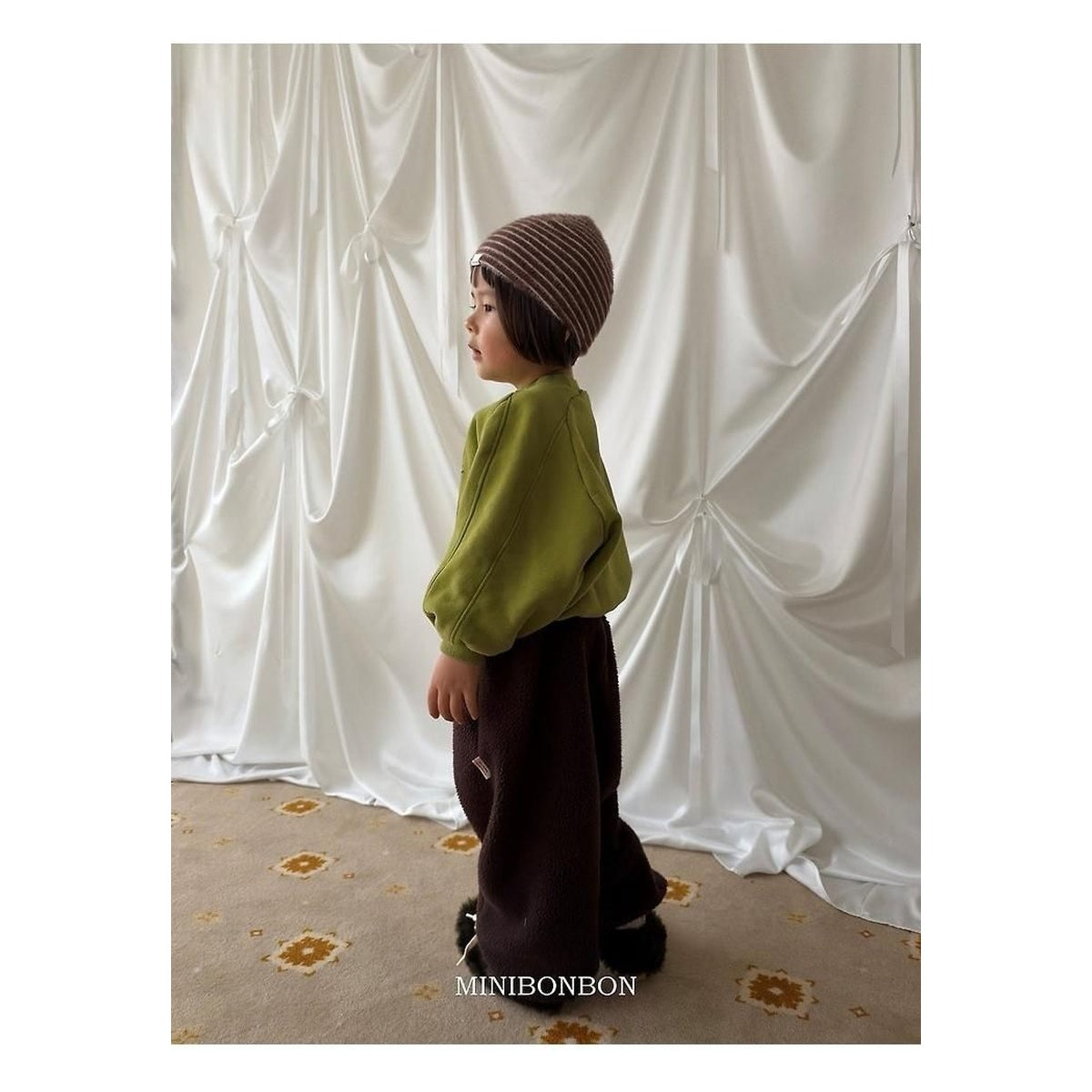 mini bonbon シアリングパンツ