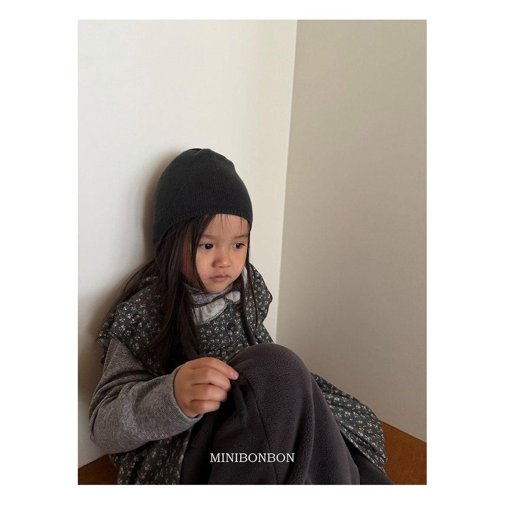 mini bonbon リブハーフタートルネックニット