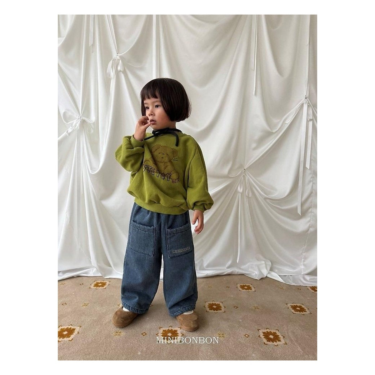 mini bonbon くまスウェット