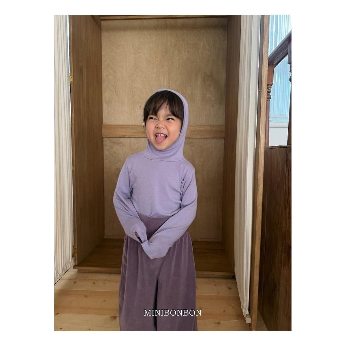 mini bonbon インナーパーカー