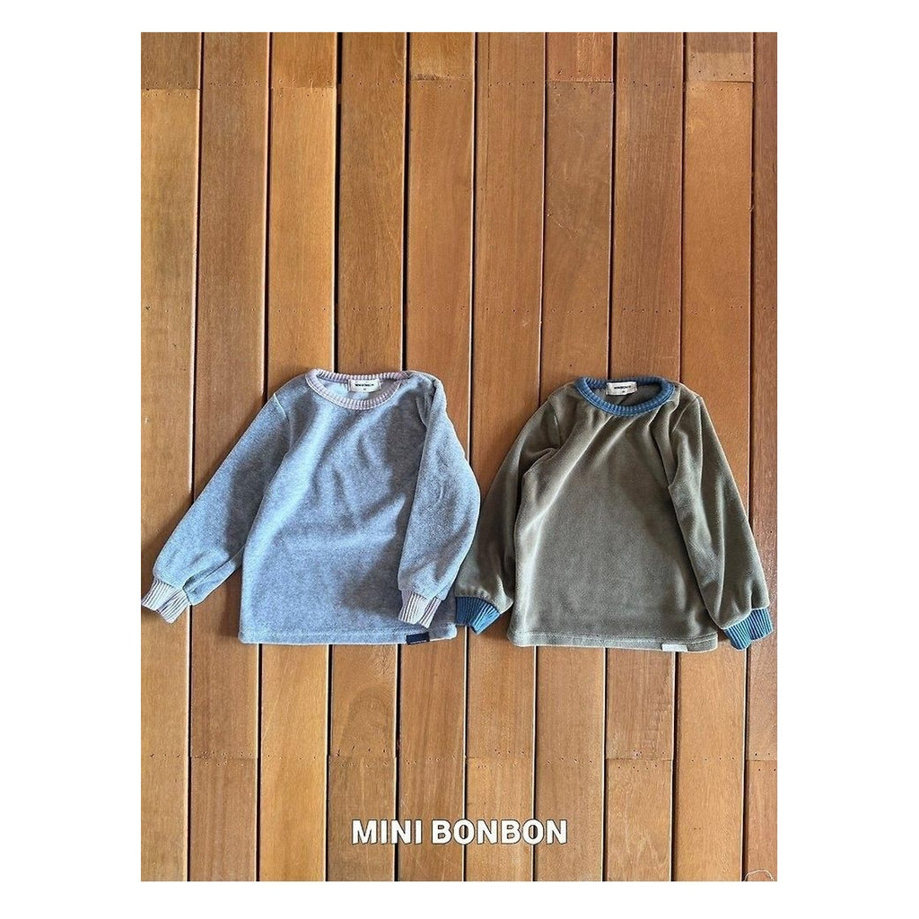 mini bonbon バイカラーストレッチTシャツ