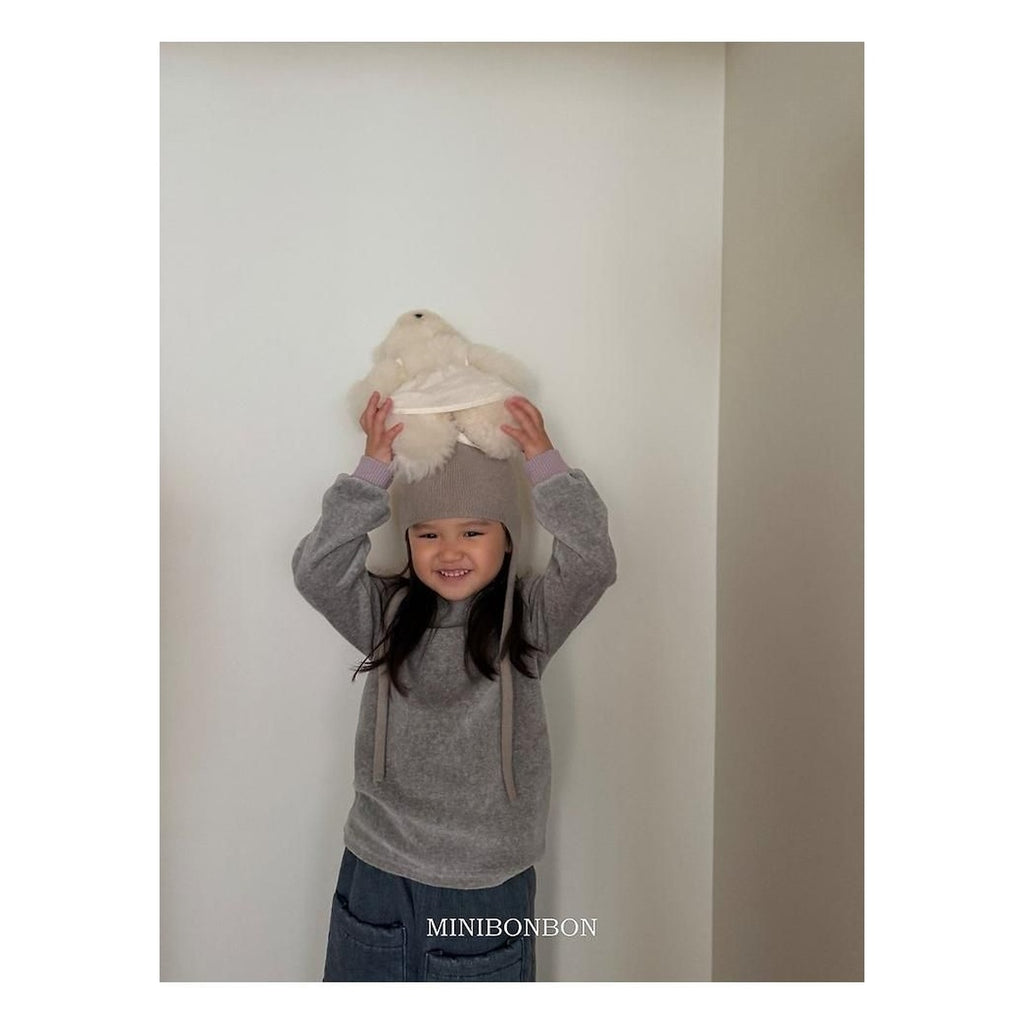 mini bonbon バイカラーストレッチTシャツ