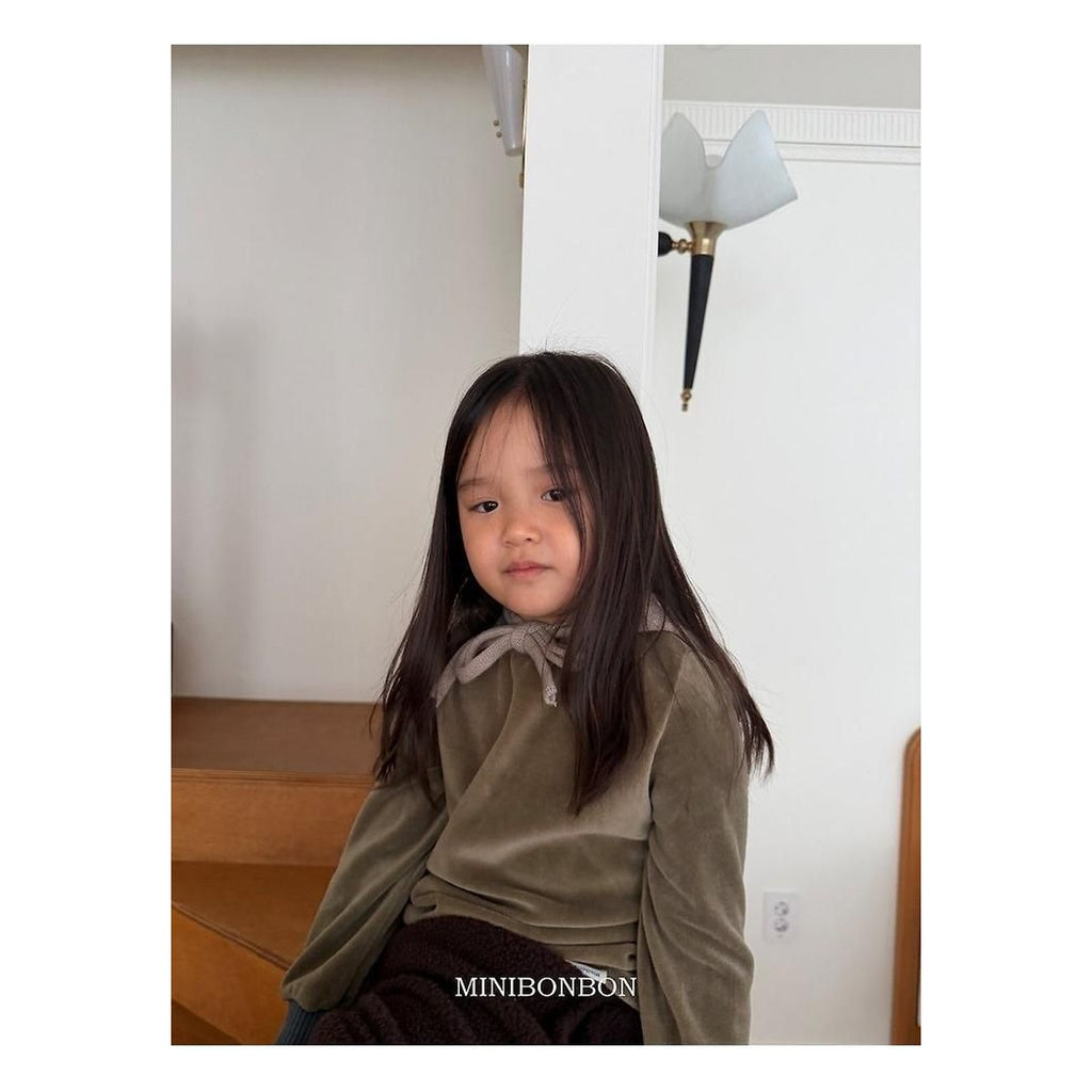 mini bonbon バイカラーストレッチTシャツ