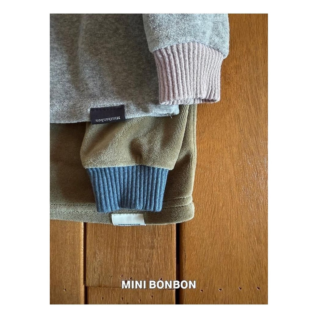 mini bonbon バイカラーストレッチTシャツ