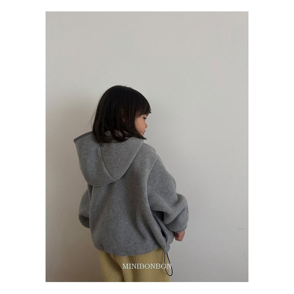 mini bonbon ハーフアンドジップアップ・ニット