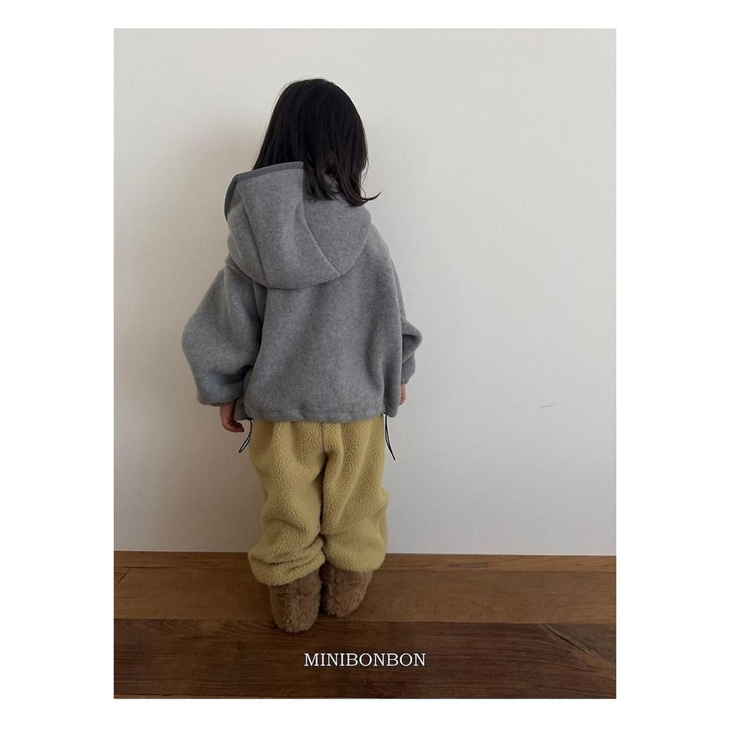mini bonbon ハーフアンドジップアップ・ニット