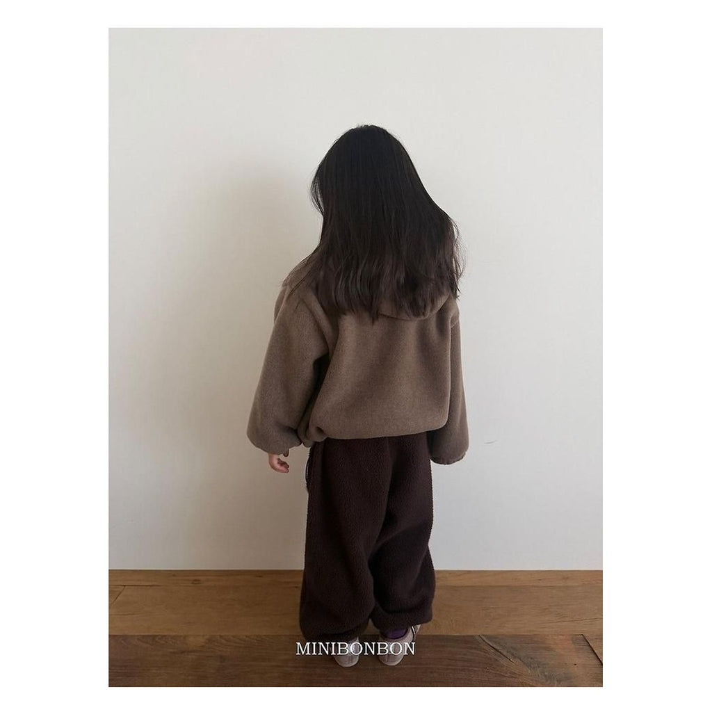 mini bonbon ハーフアンドジップアップ・ニット