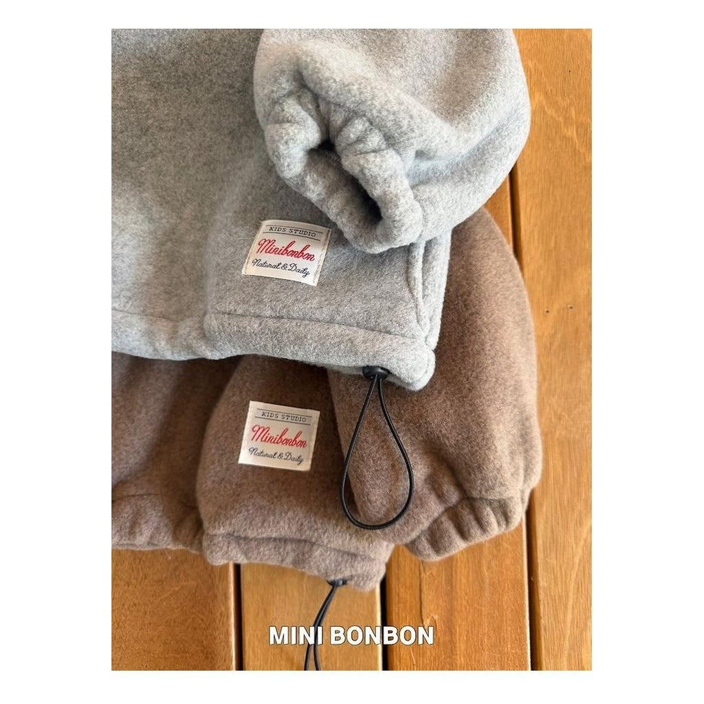 mini bonbon ハーフアンドジップアップ・ニット