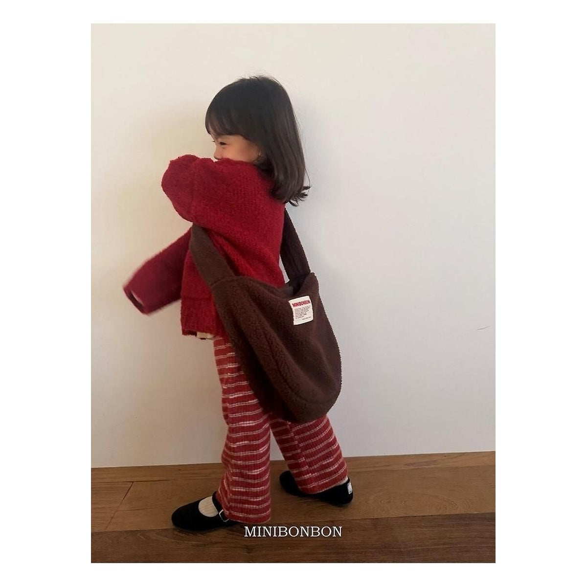 mini bonbon エッグカーディガン