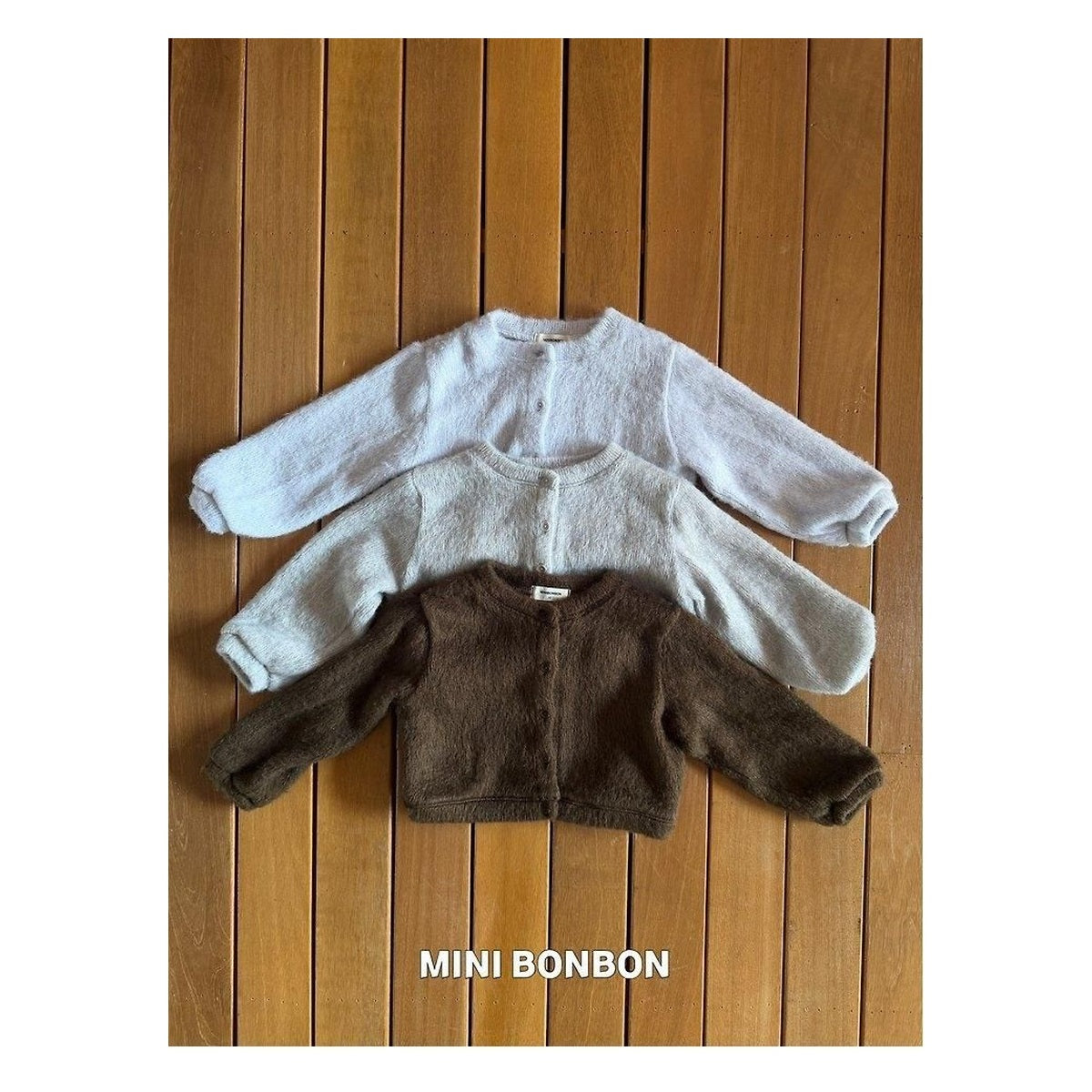 mini bonbon ニットカーディガン
