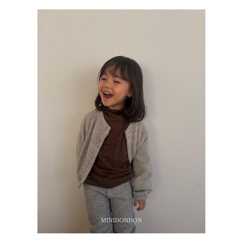 mini bonbon ニットカーディガン