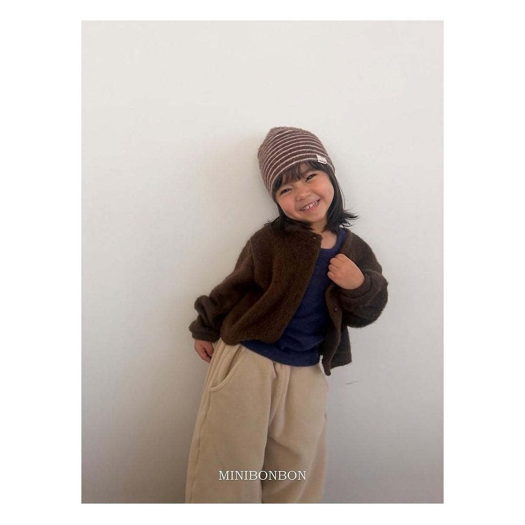 mini bonbon ニットカーディガン