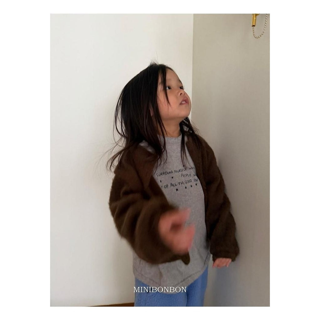 mini bonbon ニットカーディガン