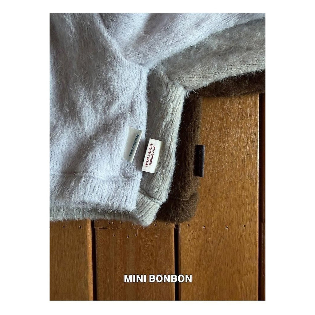 mini bonbon ニットカーディガン
