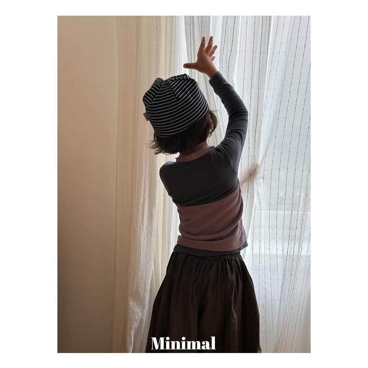 minimal ソフトベーシックTシャツ