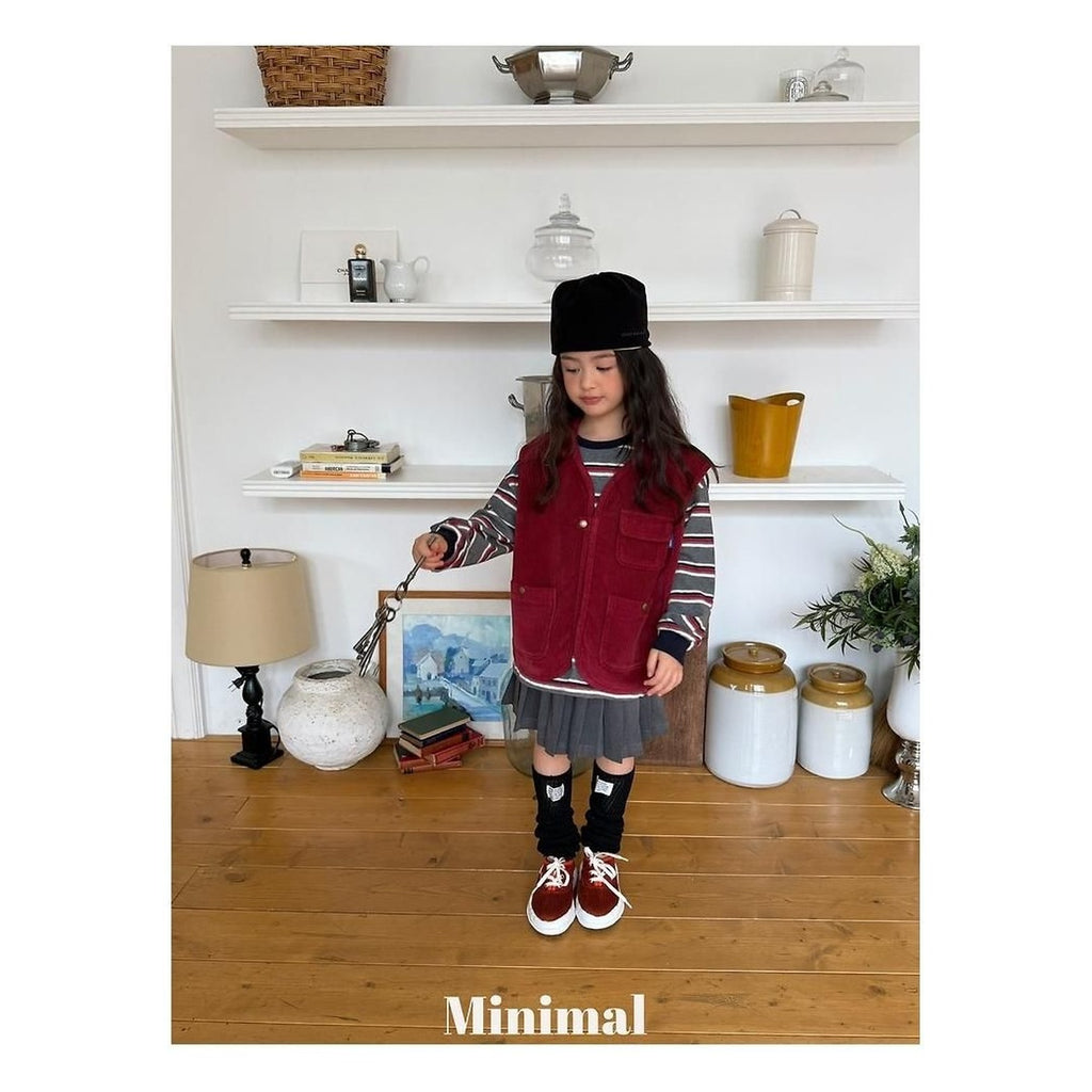 minimal マルチポケットベスト