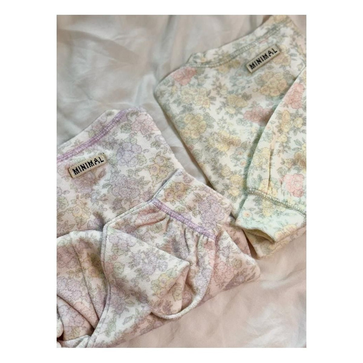 minimal フラワーソフトTシャツ
