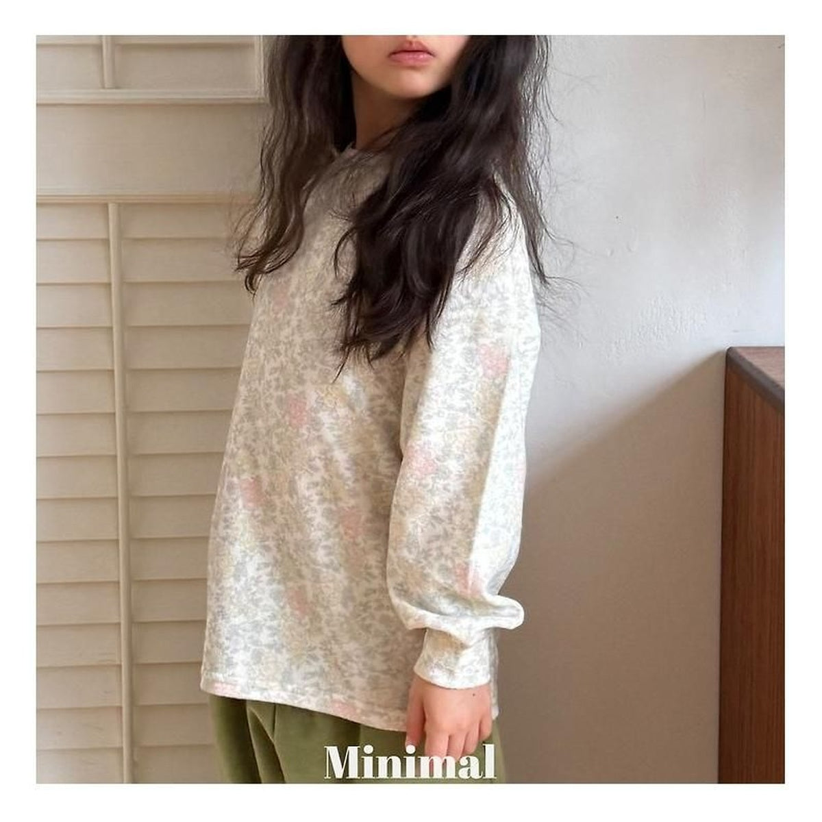 minimal フラワーソフトTシャツ
