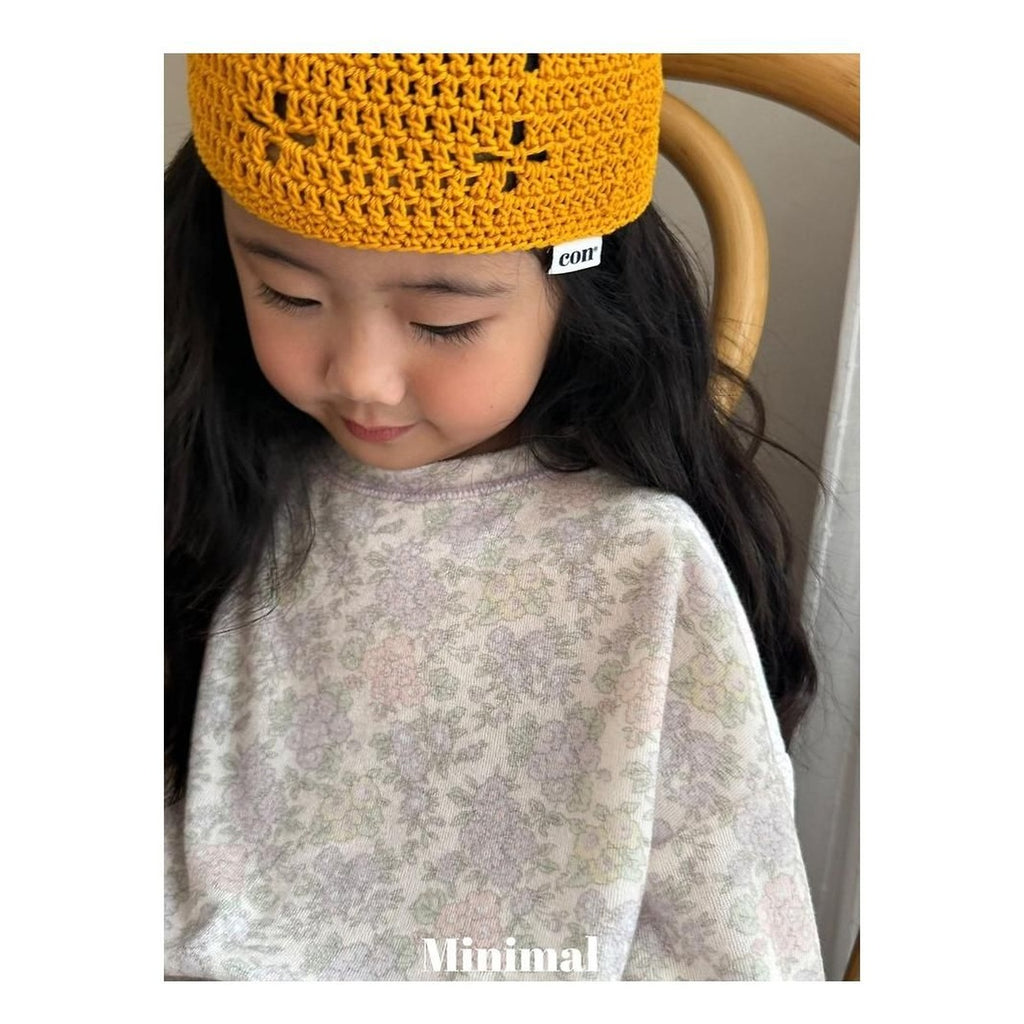 minimal フラワーソフトTシャツ