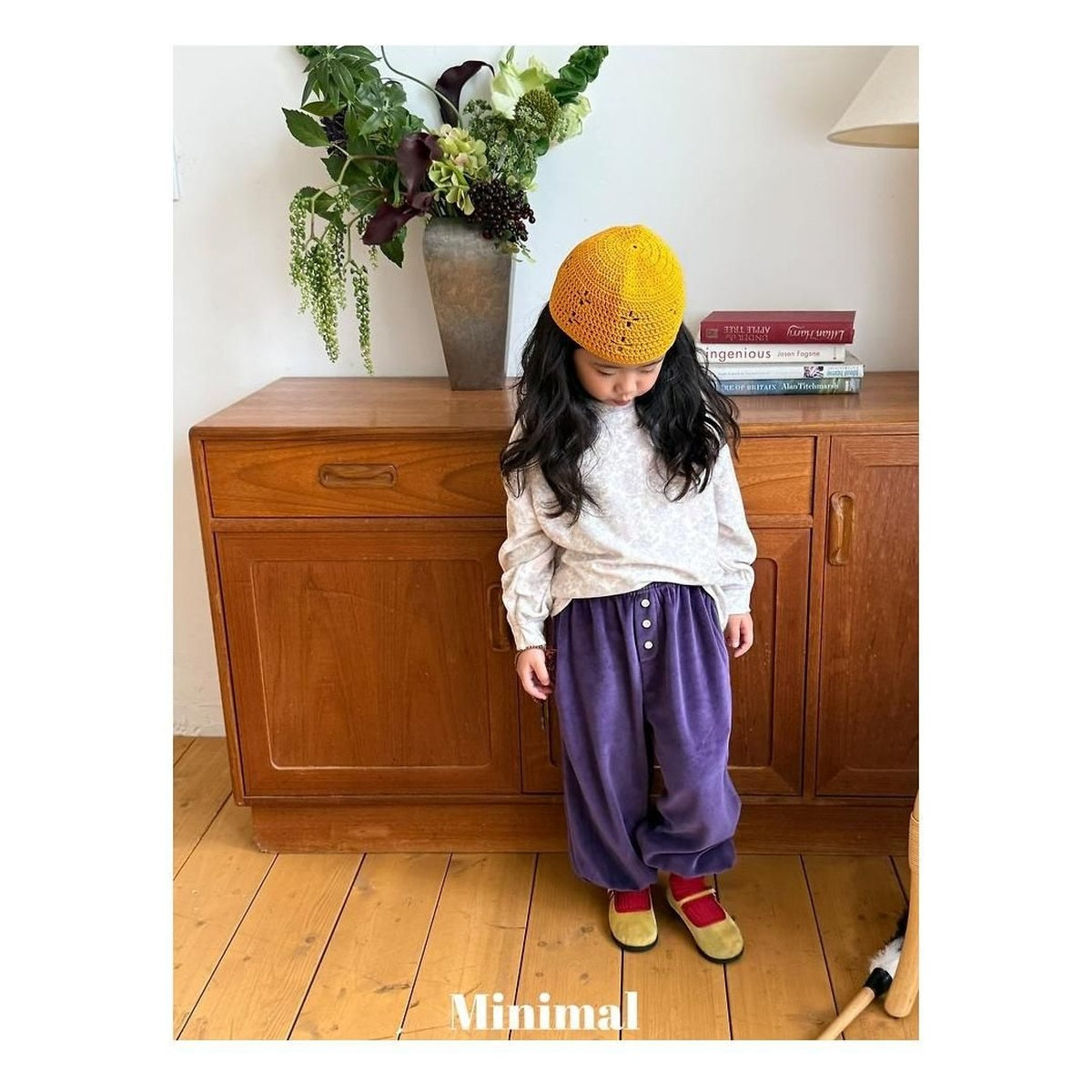 minimal フラワーソフトTシャツ