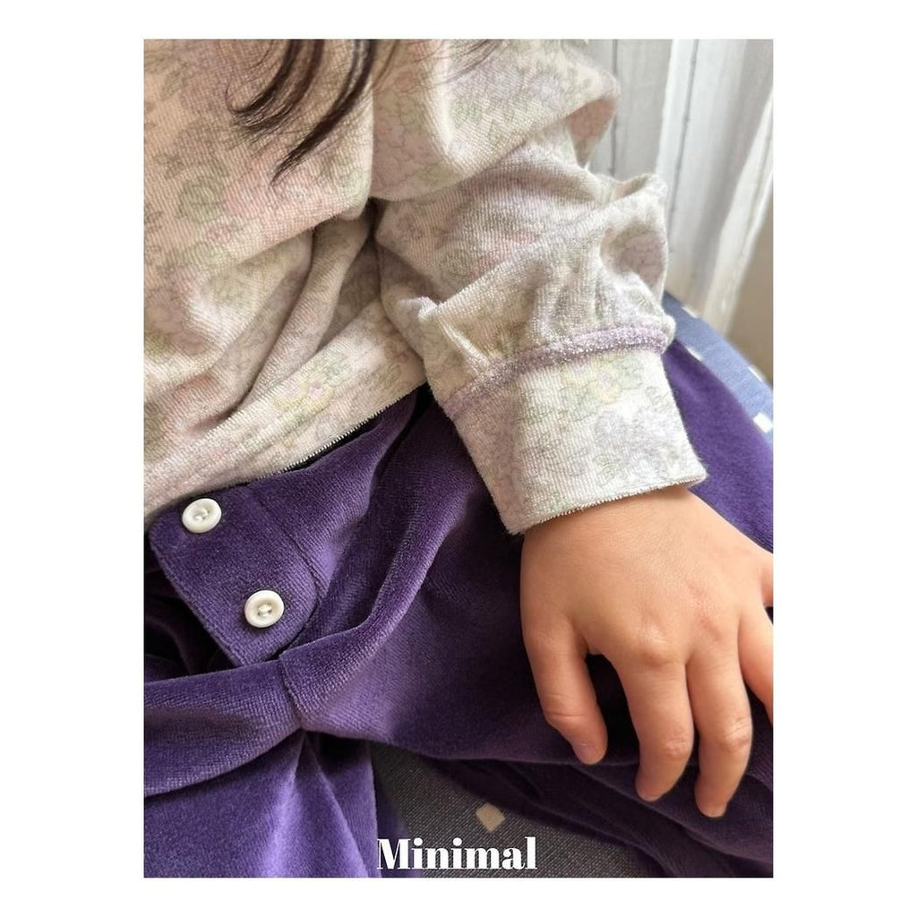 minimal フラワーソフトTシャツ
