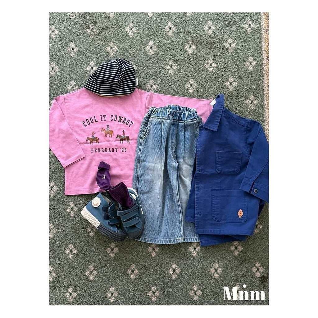 minimal カウボーイTシャツ