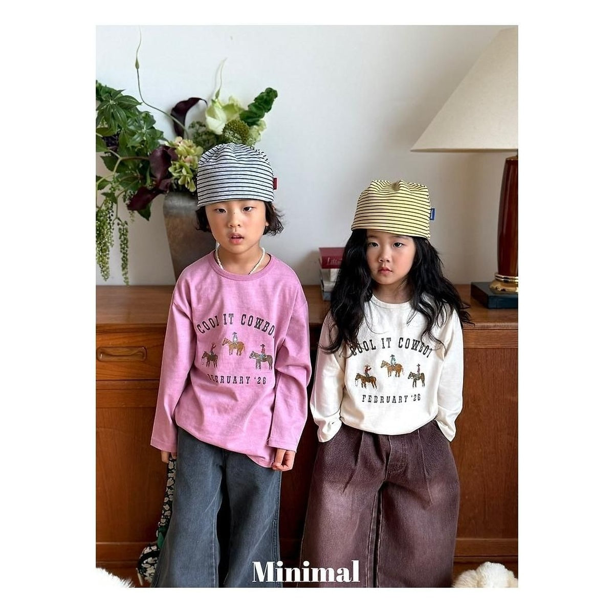 minimal カウボーイTシャツ