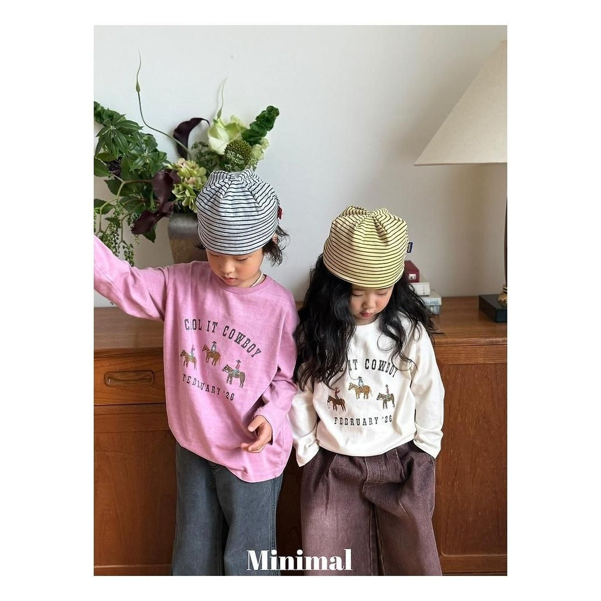 minimal カウボーイTシャツ