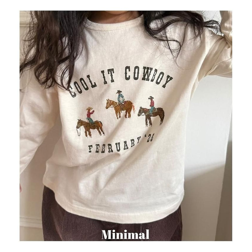 minimal カウボーイTシャツ