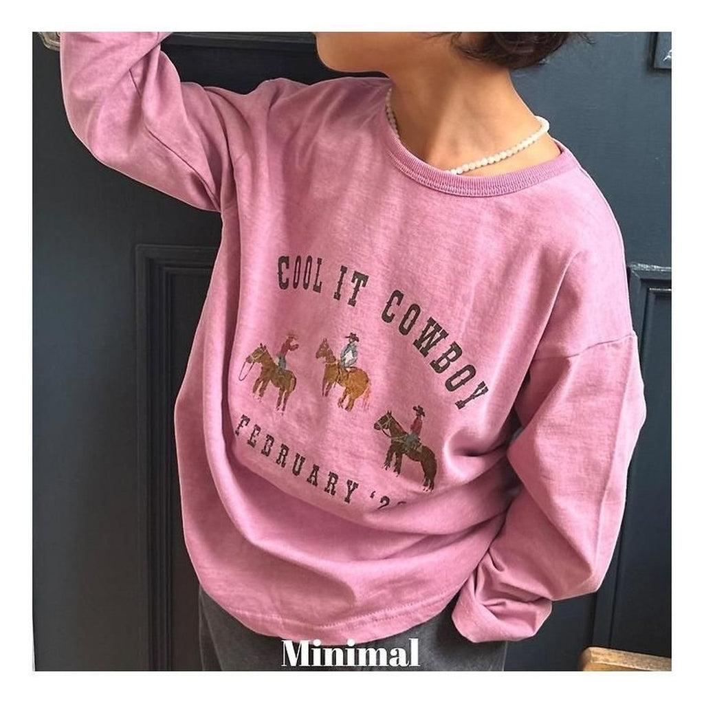 minimal カウボーイTシャツ