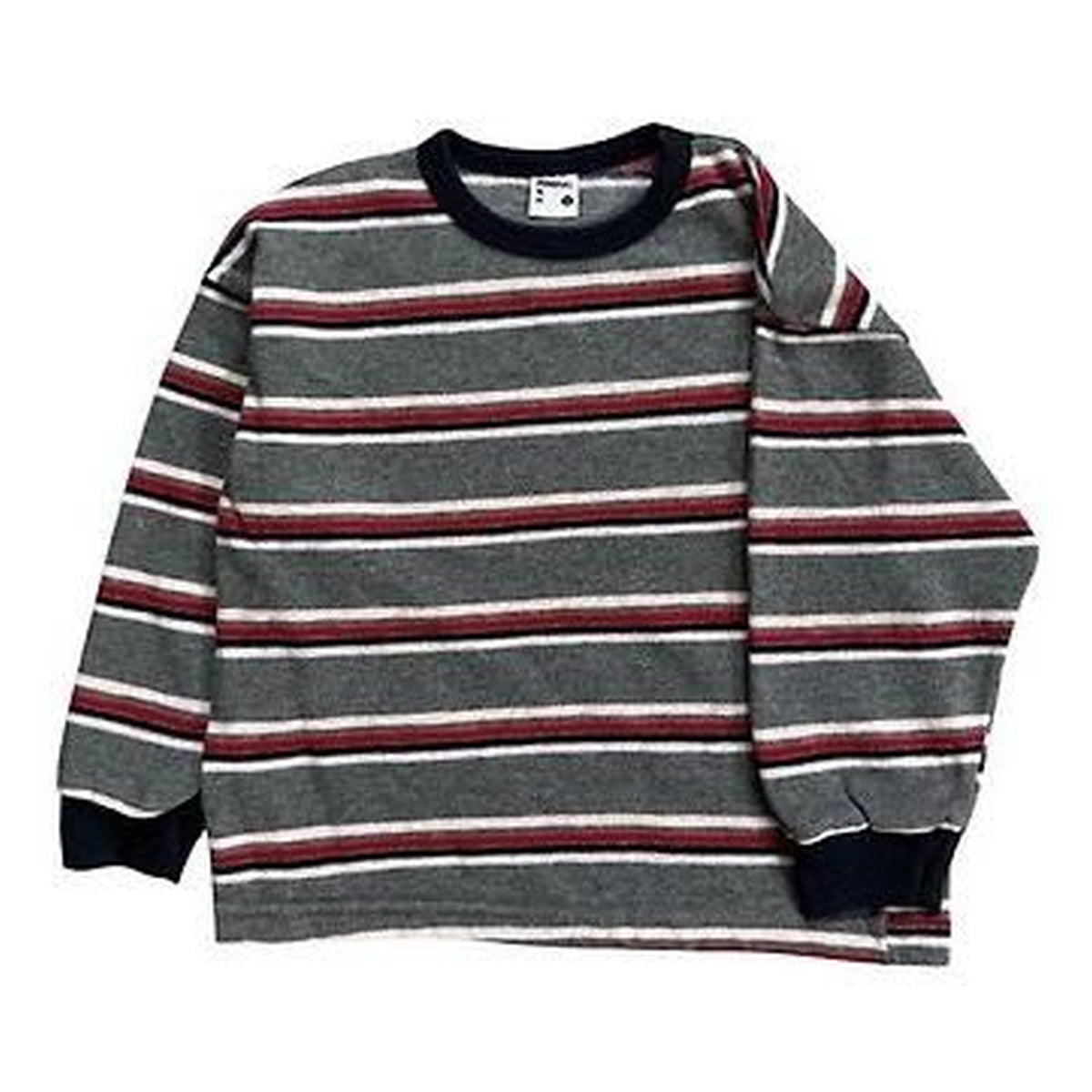 minimal イブ配色ストライプTシャツ