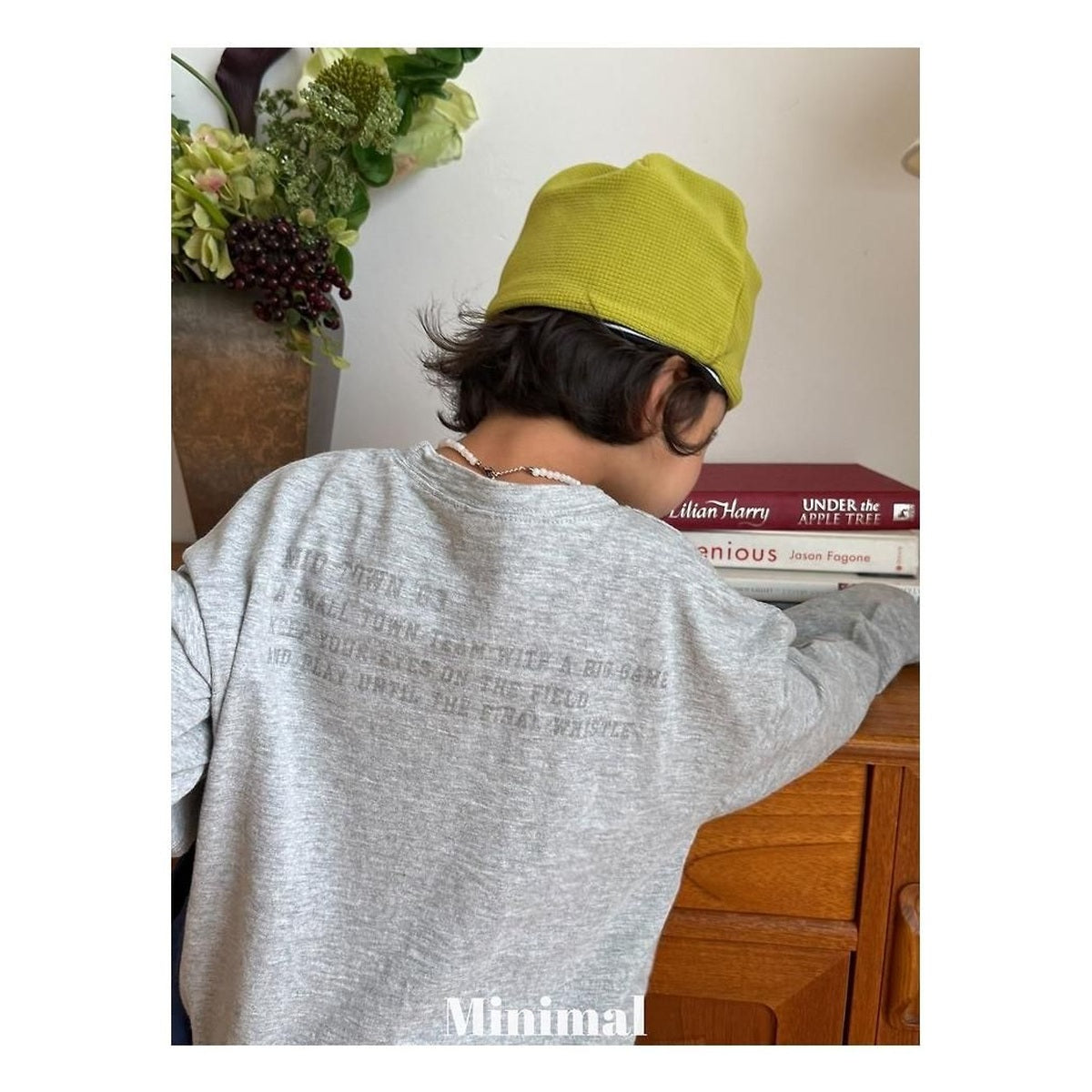 minimal ラグビースラブTシャツ