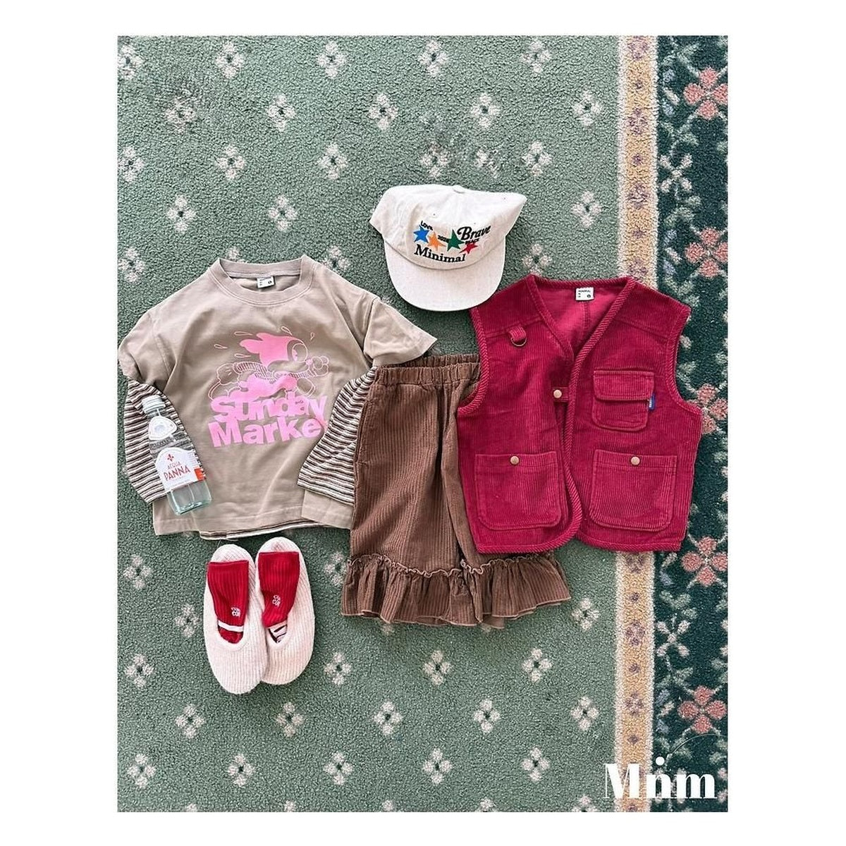 minimal サンデー半袖Tシャツ