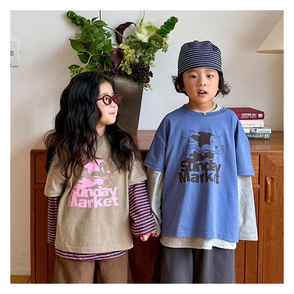 minimal サンデー半袖Tシャツ