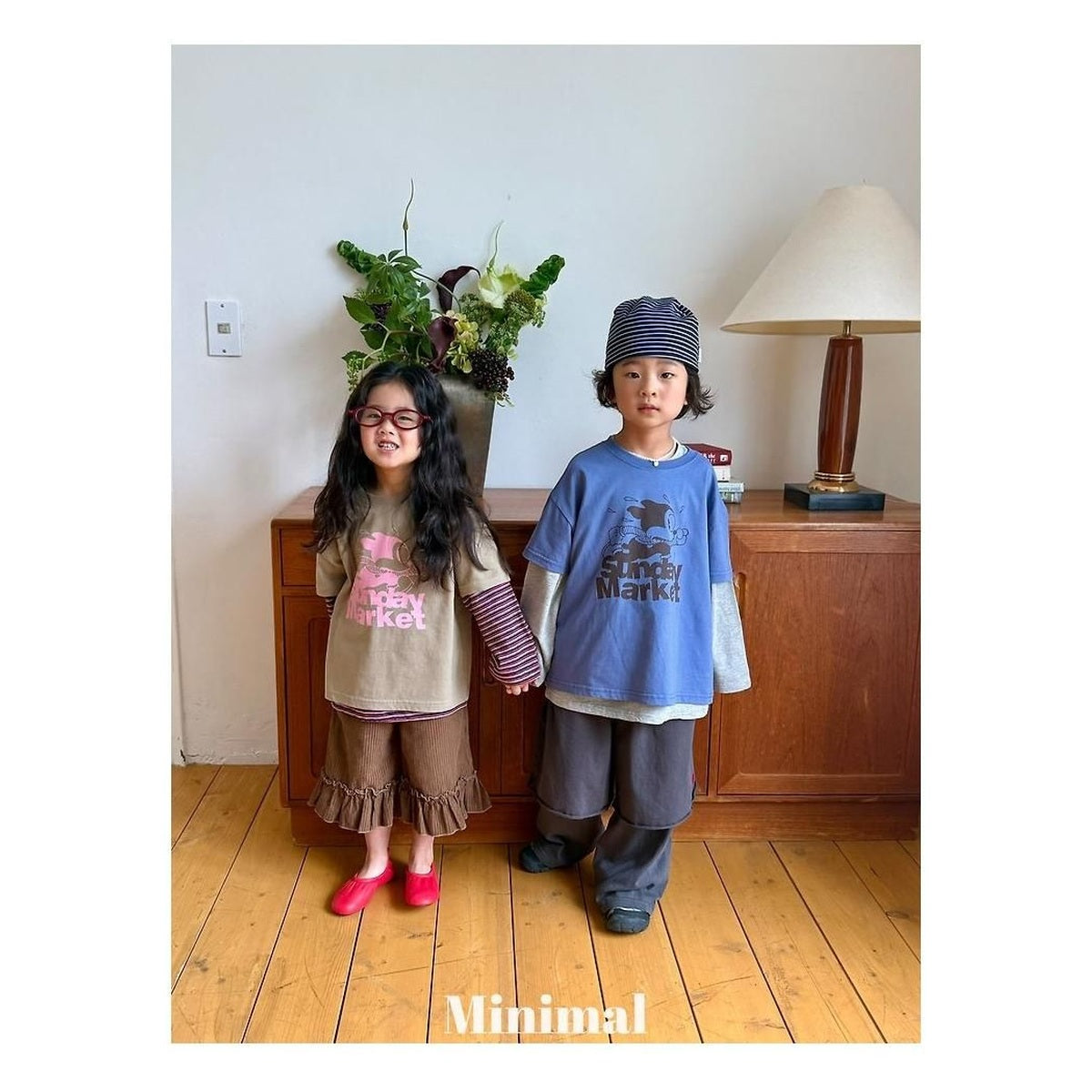 minimal サンデー半袖Tシャツ